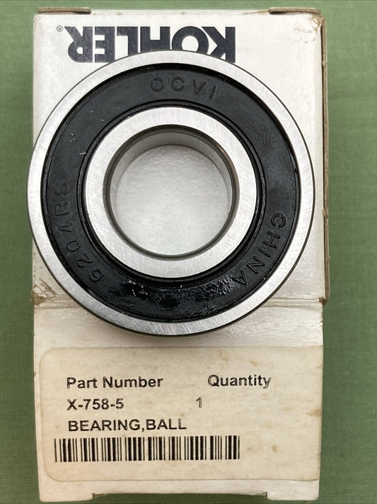 NEW GENUINE KOHLER X-758-5 BEARING, BALL