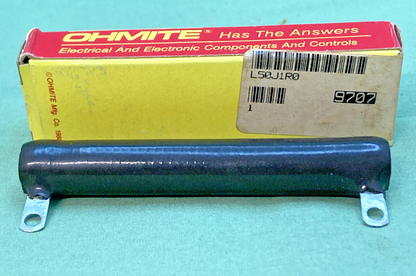 NEW GENUINE OHMITE L50J1R0 VITREOUS ENAMELED RESISTOR