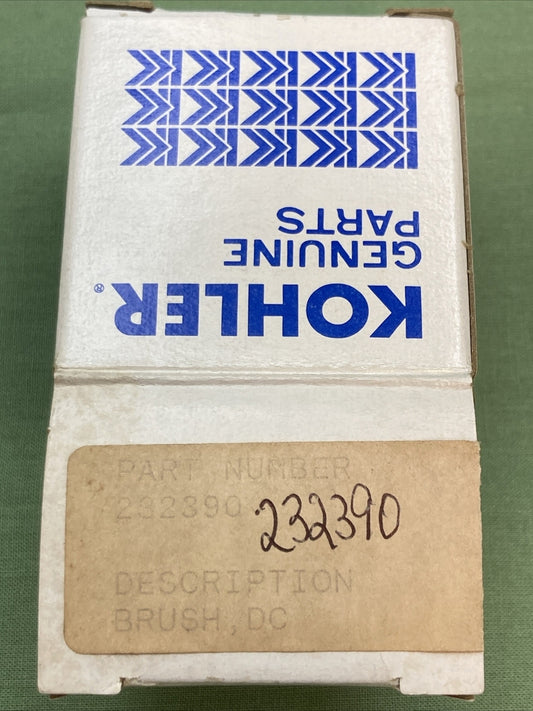 NEW GENUINE KOHLER 232390 BRUSH, DC