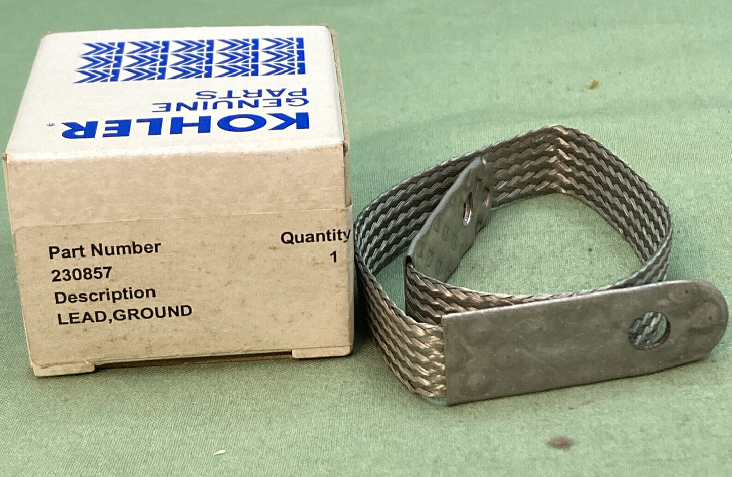 NEW GENUINE KOHLER 230857 LEAD, GROUND