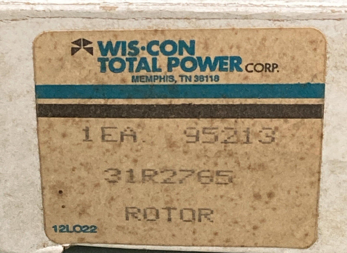 NEW GENUINE WIS-CON TOTAL POWER 31R2765 ROTOR