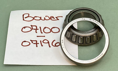 NEW GENUINE BOWER 07100-07196 BEARING SET