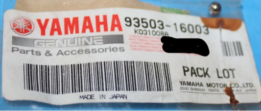 NEW GENUINE YAMAHA 93503-16003-00 Ball 3/16 CLUTCH