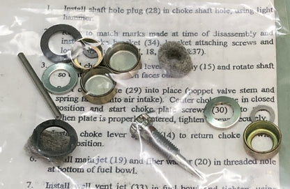 NEW GENUINE ZENITH FUEL SYSTEMS ZENITH K2127 CARBURETOR REBUILD KIT