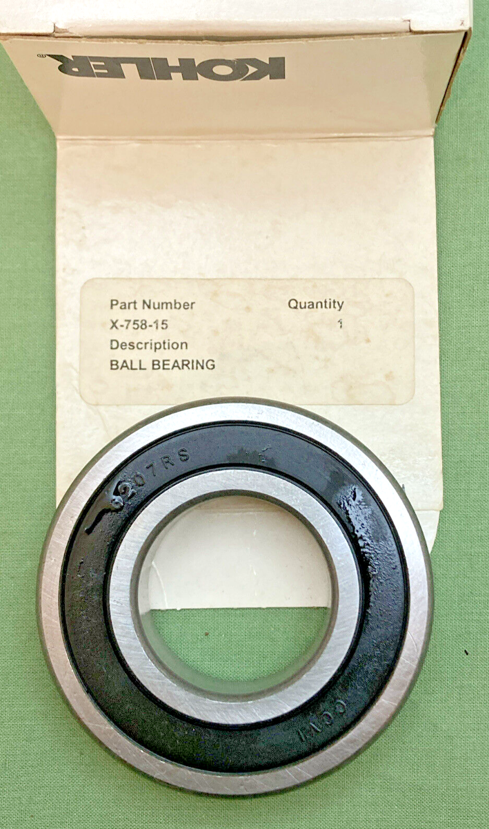 NEW GENUINE KOHLER X-758-15 BALL BEARING