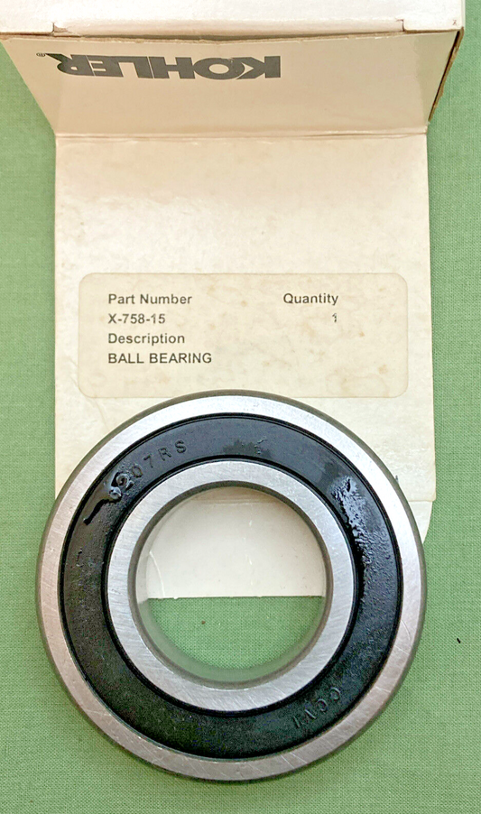 NEW GENUINE KOHLER X-758-15 BALL BEARING