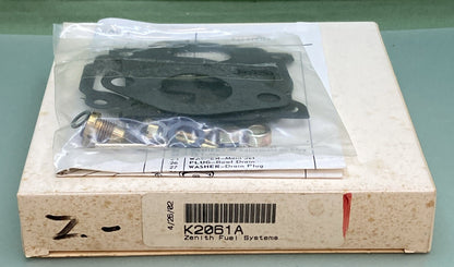 NEW GENUINE ZENITH FUEL SYSTEMS K2061A CARBURETOR KIT