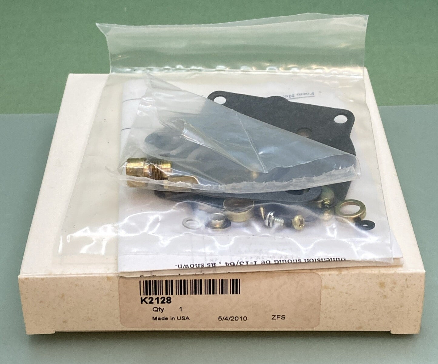 NEW GENUINE ZENITH FUEL SYSTEMS K2128 CARBURETOR KIT