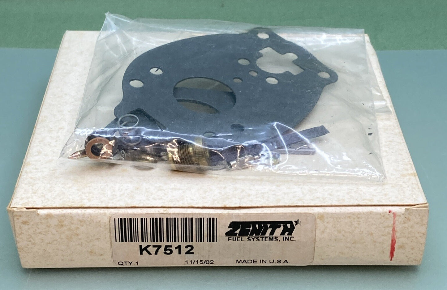 NEW GENUINE ZENITH FUEL SYSTEMS K7512 CARBURETOR KIT