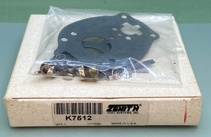NEW GENUINE ZENITH FUEL SYSTEMS K7512 CARBURETOR KIT