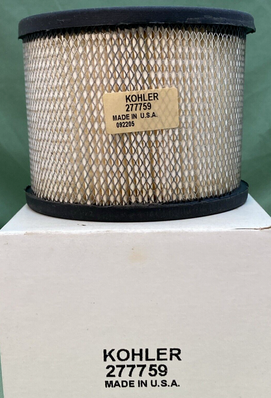NEW GENUINE KOHLER 277759 ELEMENT, AIR CLEANER