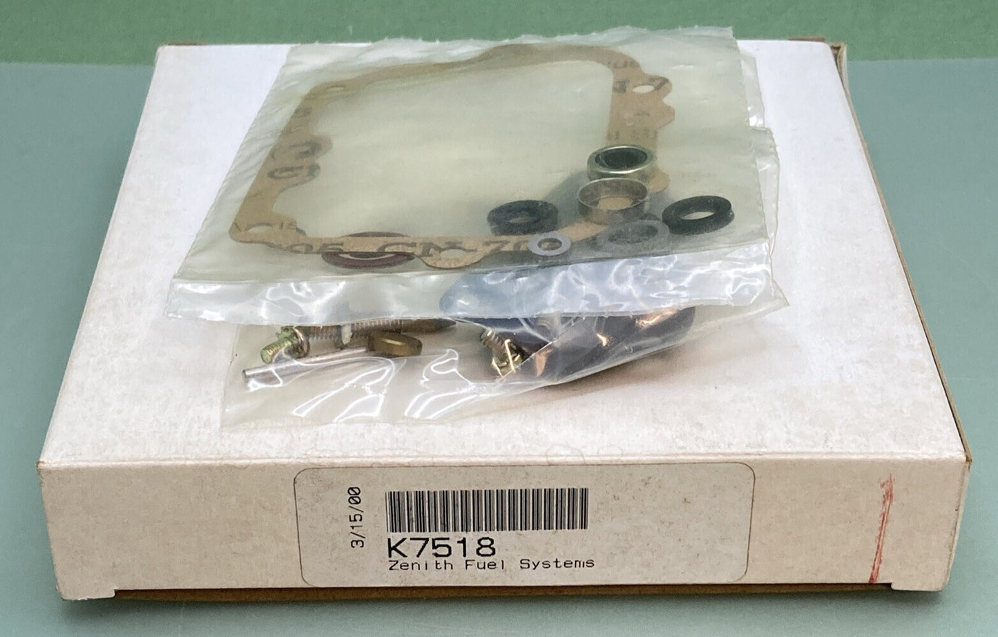 NEW GENUINE ZENITH FUEL SYSTEMS K7518 CARBURETOR REBUILD KIT