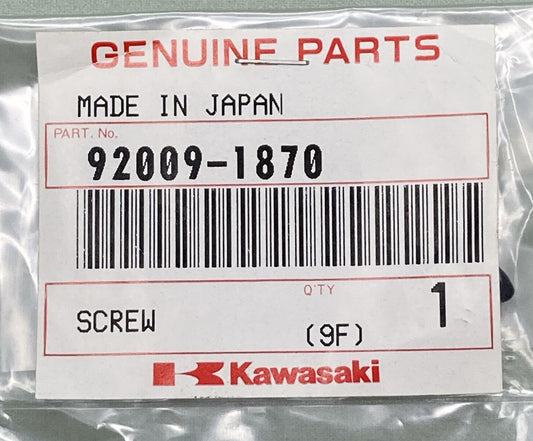 QTY 2 NEW GENUINE KAWASAKI 92009-1870 Screw, Tapping, 4X12