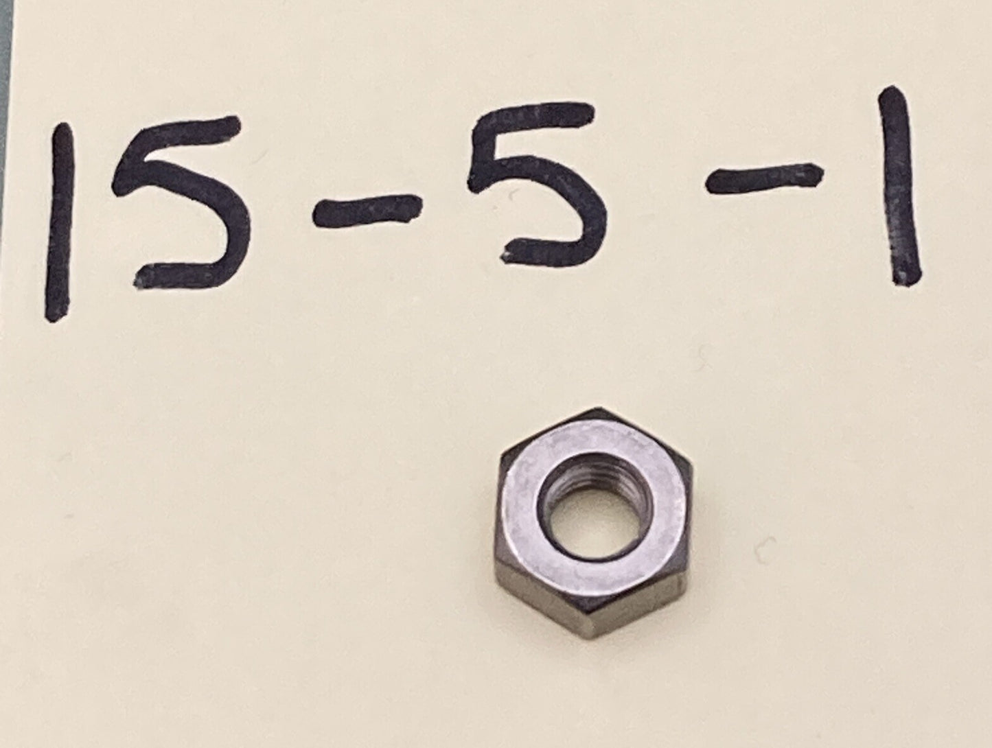 NEW REPLACES BARNES 15-5-1  NUT,HEX,1/4-20,18-8SS