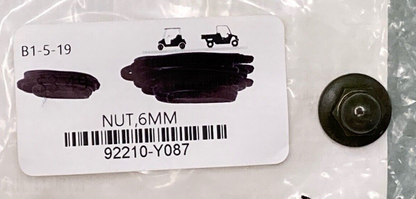 NEW REPLACES KAWASAKI 92210-Y087 Nut, 6MM