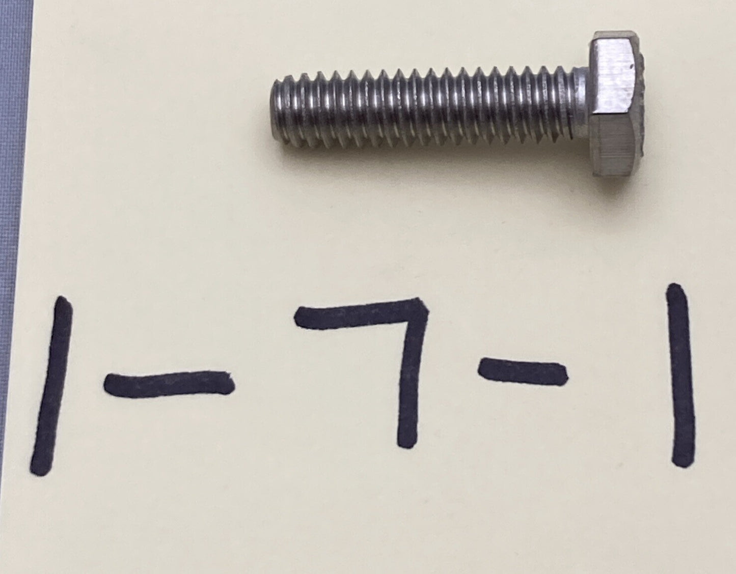 NEW REPLACES BARNES 1-7-1 SCREW,HXHD,1/4-20,1.00″