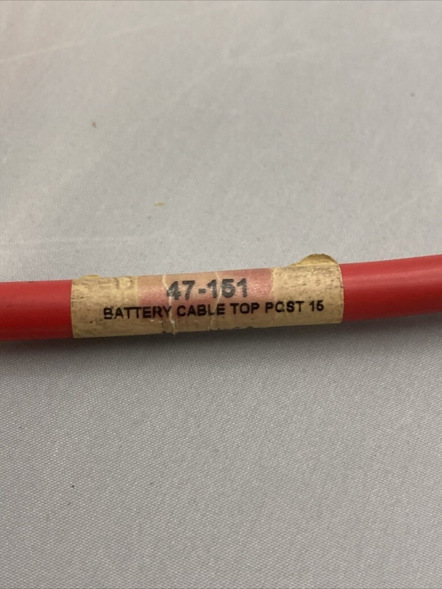 NEW REPLACES OREGON 47-151 BATTERY CABLE TOP POST 15"