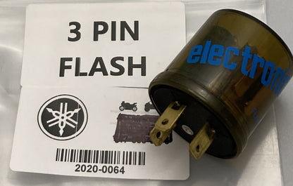 NEW REPLACES K&S 2020-0064 3 PRONG FLASHER RELAY, ELECTRONIC TYPE.12 VOLT 20 AMP