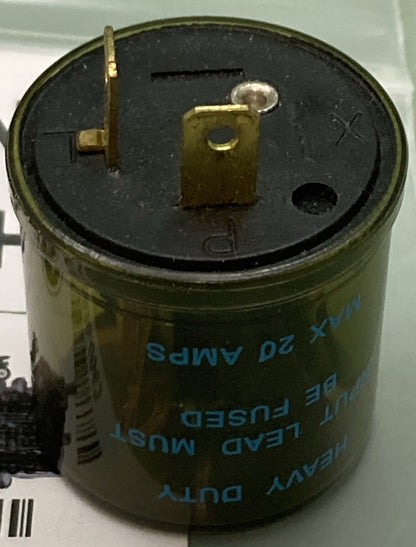 NEW REPLACES K&S 2020-0063 2 PRONG FLASHER RELAY, ELECTRONIC TYPE. 12 VOLT