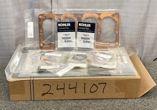 NEW GENUINE KOHLER 244107 COMPLETE GASKET SET