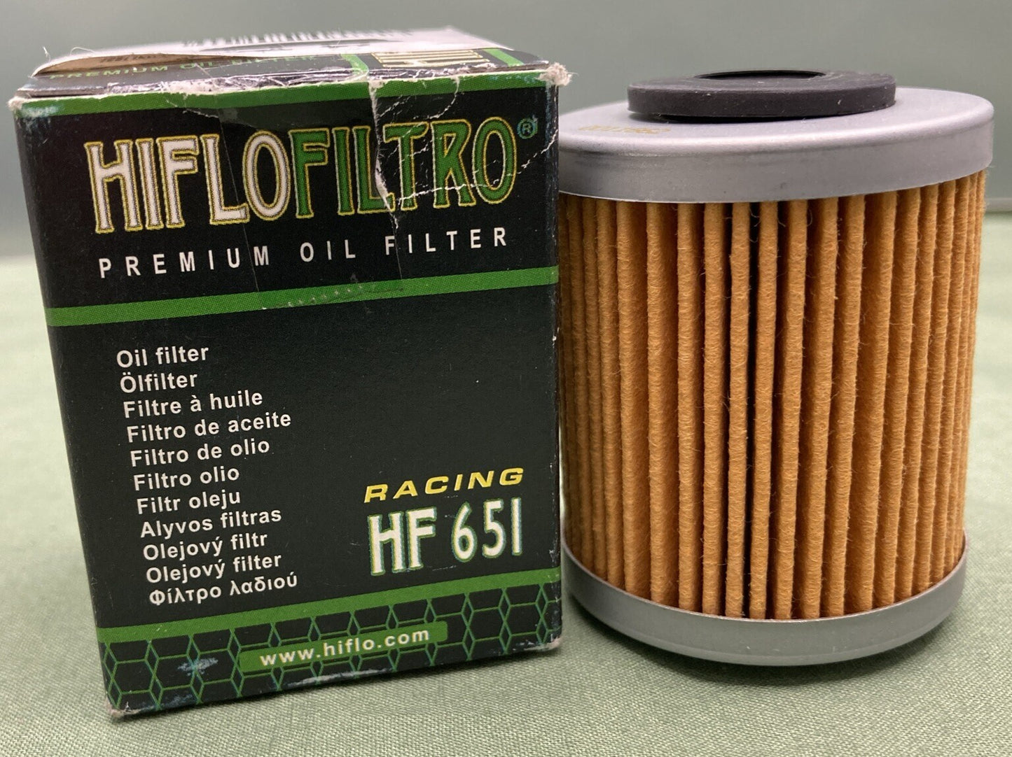 NEW GENUINE HIFLOFILTRO HF651 OIL FILTER
