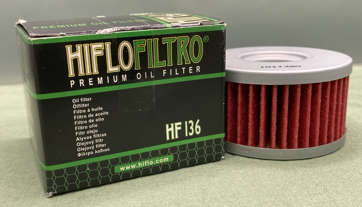 QTY 2 NEW GENUINE HIFLOFILTRO HF136 OIL FILTER