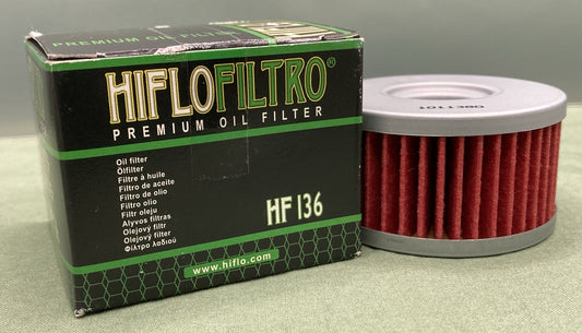 QTY 2 NEW GENUINE HIFLOFILTRO HF136 OIL FILTER