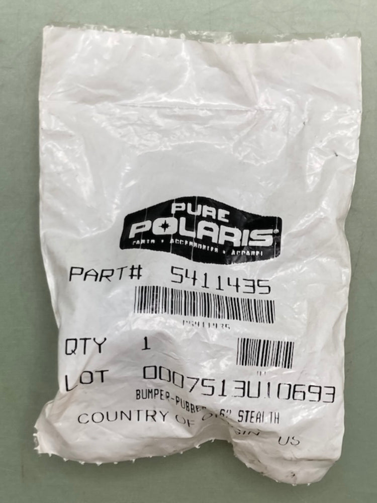 Polaris 5411435 BUMPER, RUBBER New Genuine