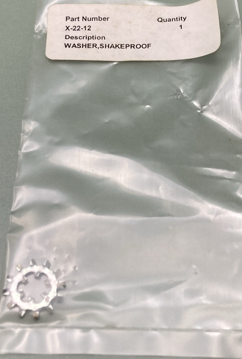 NEW GENUINE KOHLER X-22-12 Washer:int Ext Tooth Lock 1/4 PROCEDING X-22-12-S