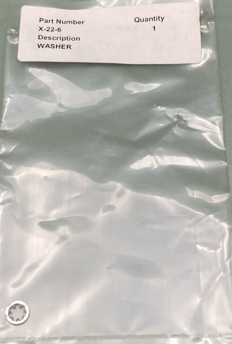NEW GENUINE KOHLER X-22-6 WASHER; INT TOOTH LOCK #4 X-22-6-S