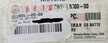NEW GENUINE YAMAHA CB3-LB000-00 CB3LB Gs Battery CB3L-B W/O ACID