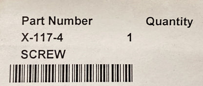 NEW REPLACES KOHLER X-117-4 SCREW - SLOTTED HEX WASHER HEAD MAC