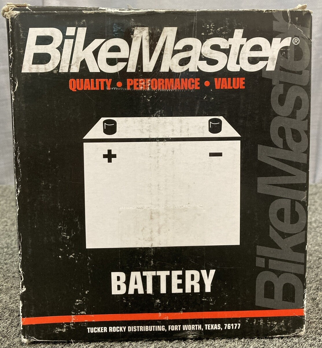 NEW GENUINE BIKEMASTER HBB16A-AB BATTERY W/O ACID