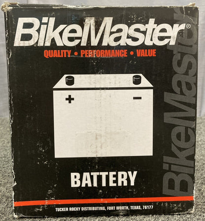 NEW GENUINE BIKEMASTER HBB16A-AB BATTERY W/O ACID
