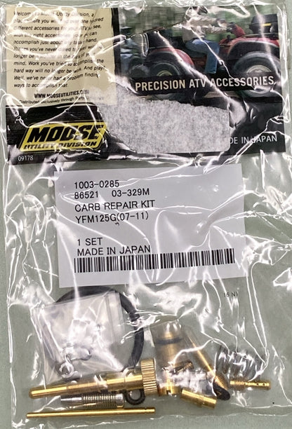 NEW GENUINE MOOSE UTILITY DIVISION 1003-0285 CARBURETOR REPAIR KIT