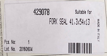 NEW GENUINE BIKEMASTER 429078 Fork Seals for Harley-Davidson