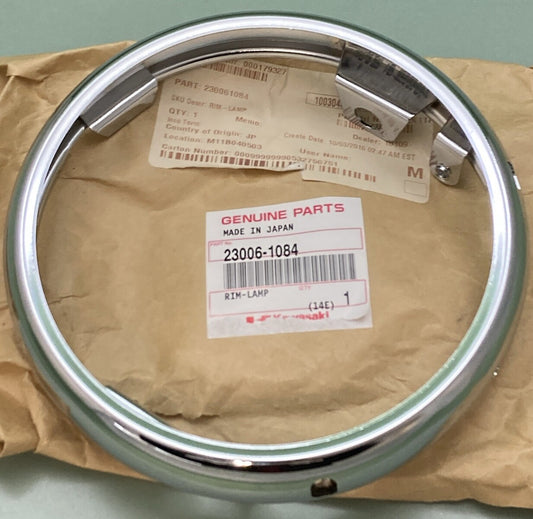 NEW GENUINE KAWASAKI 23006-1084 RIM, LAMP SUPERCEDES 230061084