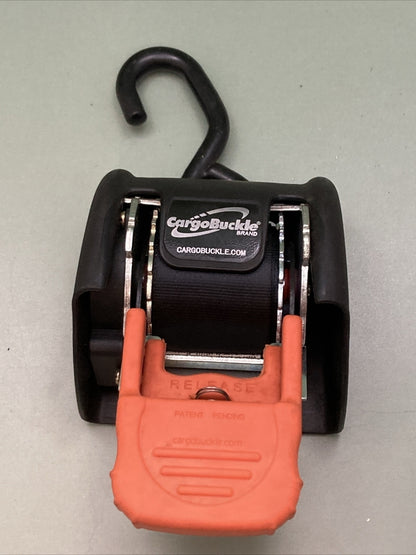NEW GENUINE CARGOBUCKLE 2" RETRACTABLE RACHET TIE-DOWN