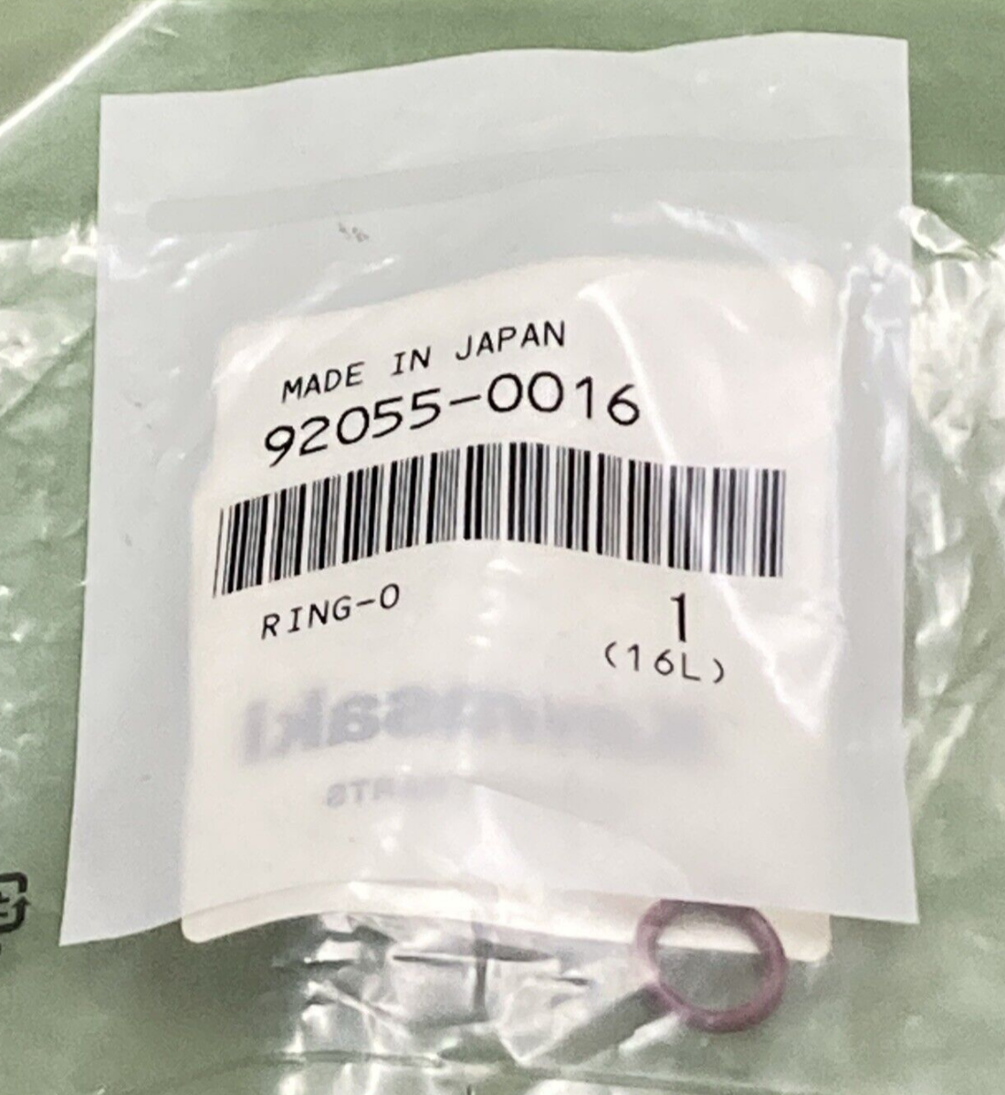 NEW GENUINE KAWASAKI 92055-0016 Ring - O, 9.5X1.9