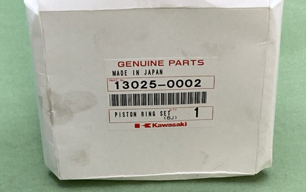 NEW GENUINE KAWASAKI 13025-0002 Ring - Set - Piston L, O/s 0.50