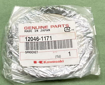 NEW GENUINE KAWASAKI 12046-1171 SPROCKET, CAMSHAFT
