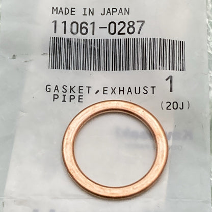 NEW GENUINE KAWASAKI 11061-0287 GASKET, EXHAUST PIPE