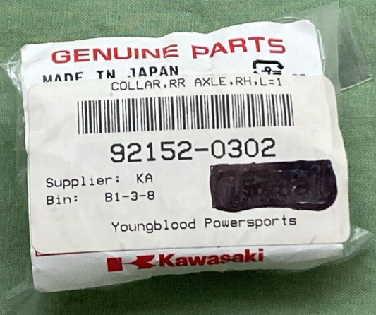 NEW GENUINE KAWASAKI 92152-0302 Collar, Rr Axle, Rh, L=17