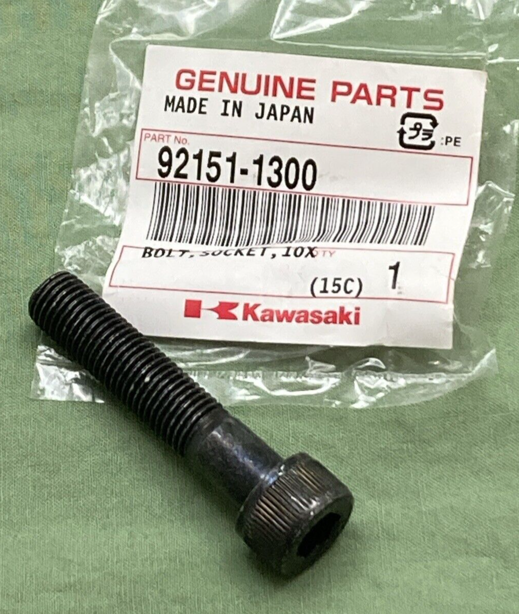 NEW GENUINE KAWASAKI 92151-1300 Bolt, Socket, 10X50