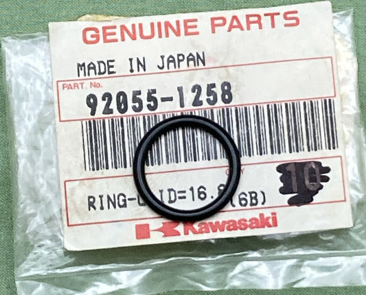NEW GENUINE KAWASAKI 92055-1258 Ring O, 16.8X2.4 REAR HUB/BRAKE