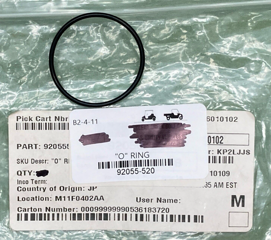 NEW REPLACES KAWASAKI 92055-520 O- Ring, GENERATOR