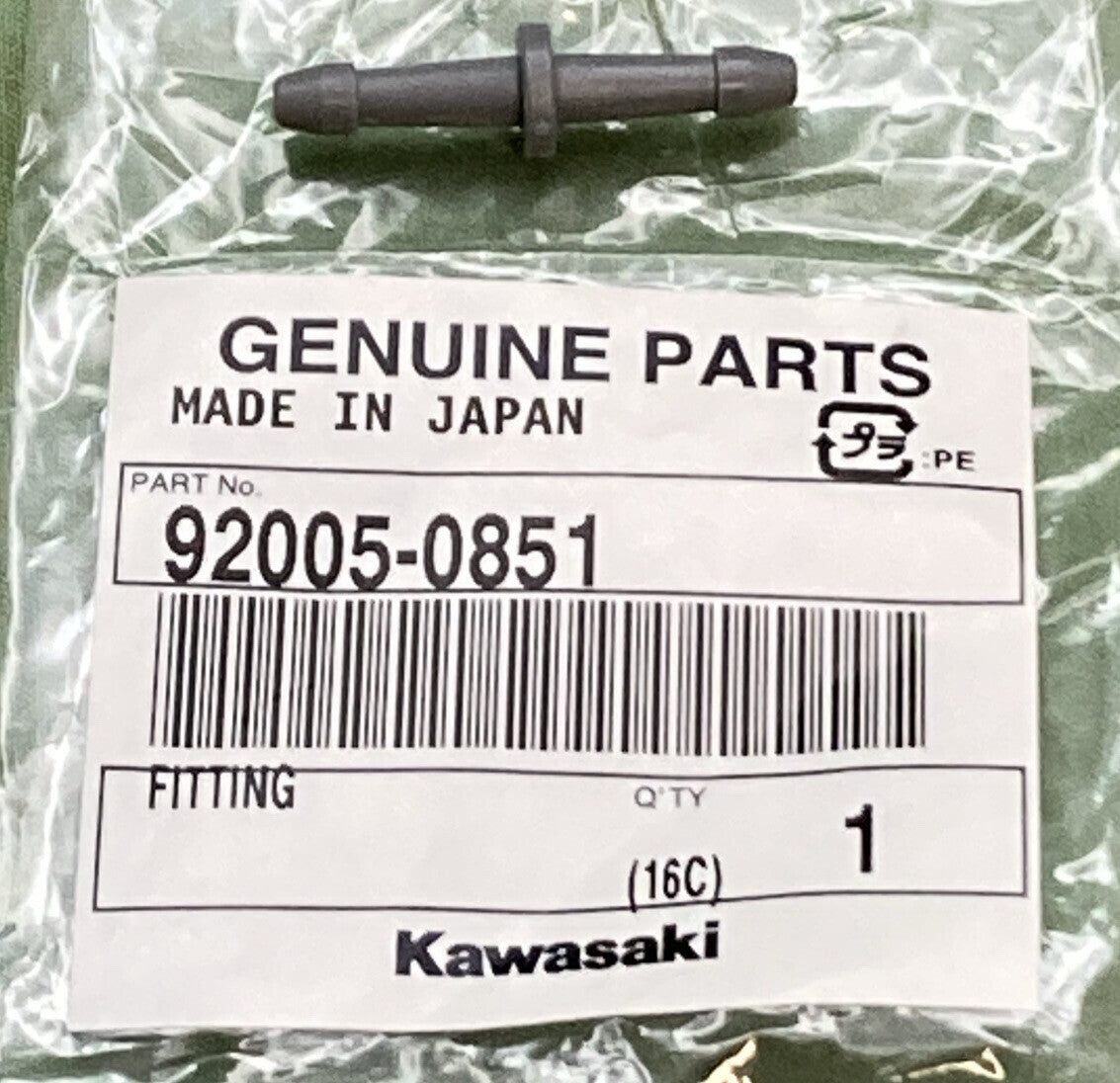 NEW GENUINE KAWASAKI 92005-0851 FITTING, RADIATOR