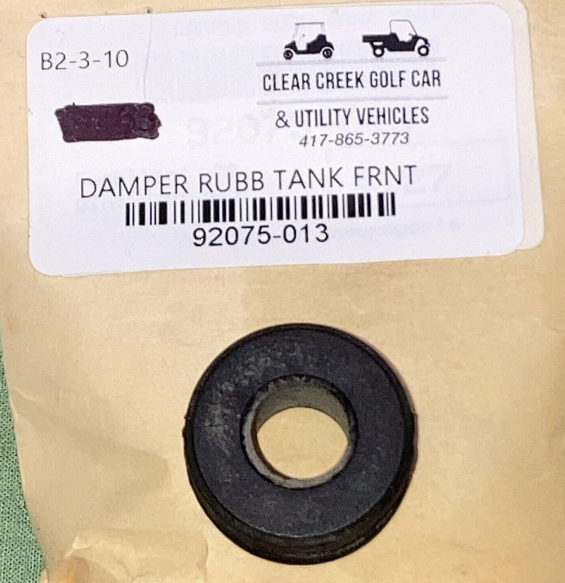 NEW REPLACES KAWASAKI 92075-013 DAMPER RUBBER TANK FRNT