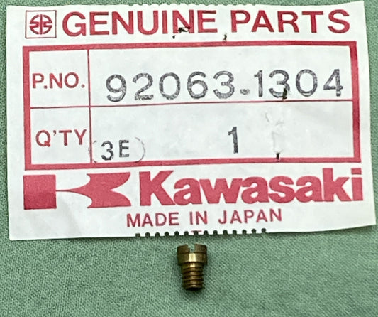 NEW GENUINE KAWASAKI 92063-1304 CARBURETOR, Jet - Main, #105
