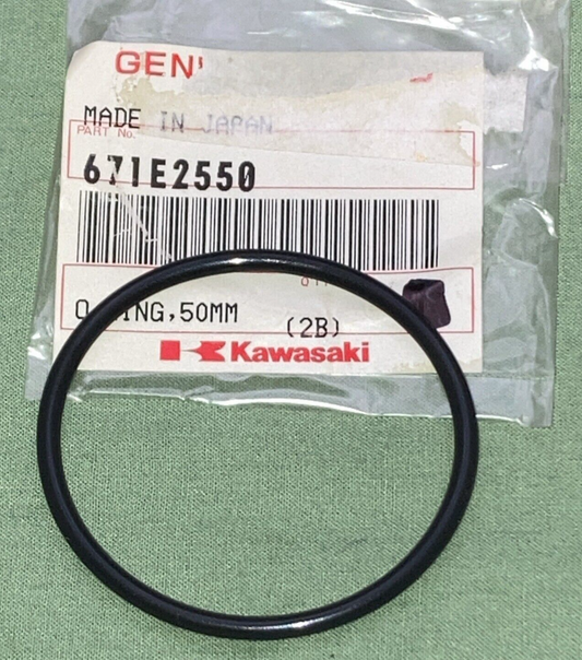 NEW GENUINE KAWASAKI 671E2550 O Ring, MUFFLER, 50MM